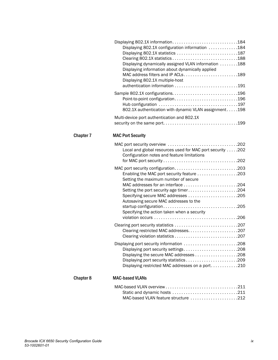 Brocade Communications Systems Brocade ICX 6650 6650 User Manual | Page 9 / 332