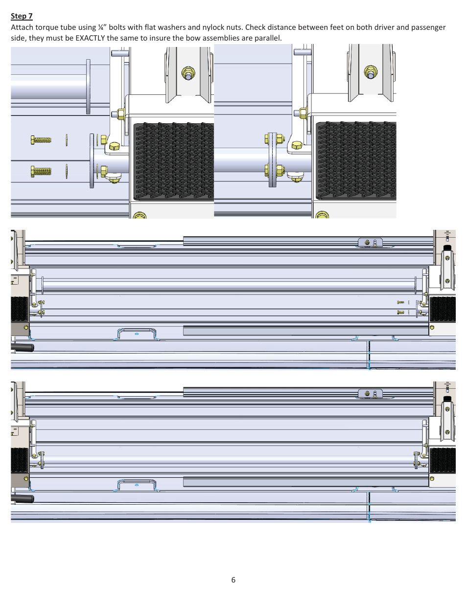 Kargo Master Single Drop Down Ladder Rack – Transit/NV Low Roof (40923) User Manual | Page 8 / 14