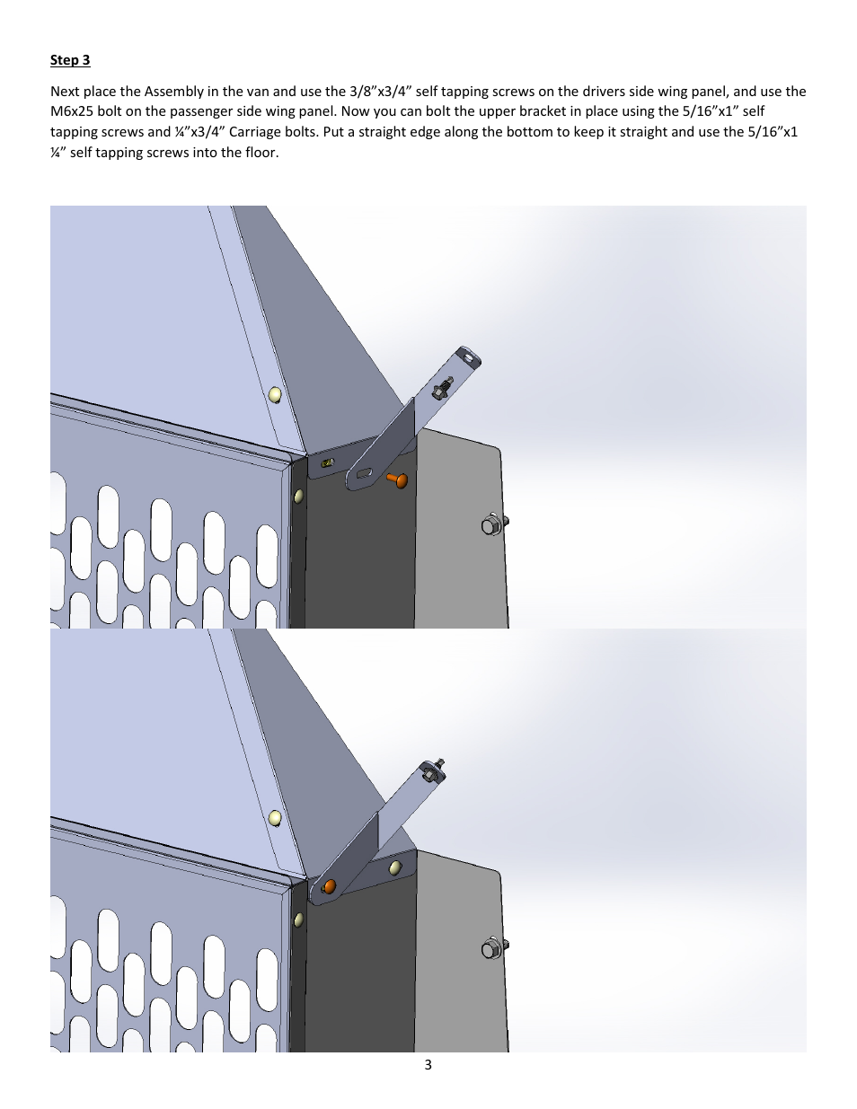 Kargo Master Ford Transit Mid Roof Partition (406TM) User Manual | Page 3 / 5