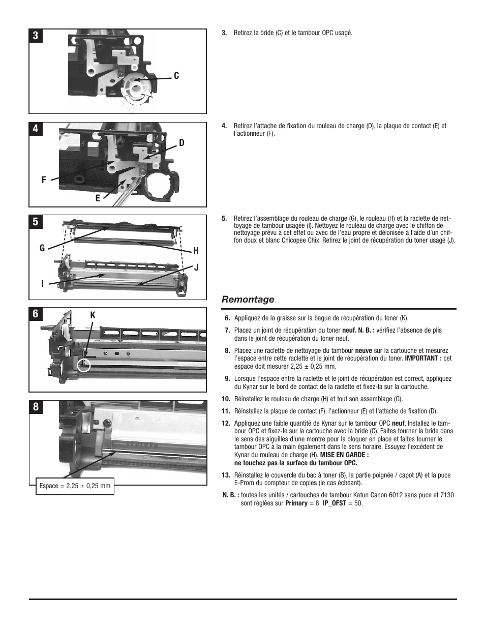 Katun Canon C-122 Drum Unit Cartridges User Manual | Page 7 / 12