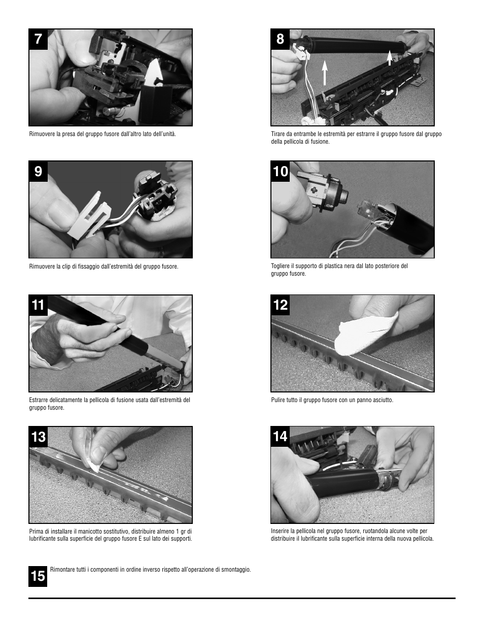 Katun Canon iR 1670F - Universal Rebuilding Instructions Fixing Film User Manual | Page 10 / 12