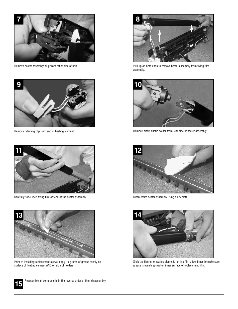 Katun Canon iR 1670F - Universal Rebuilding Instructions Fixing Film User Manual | Page 2 / 12