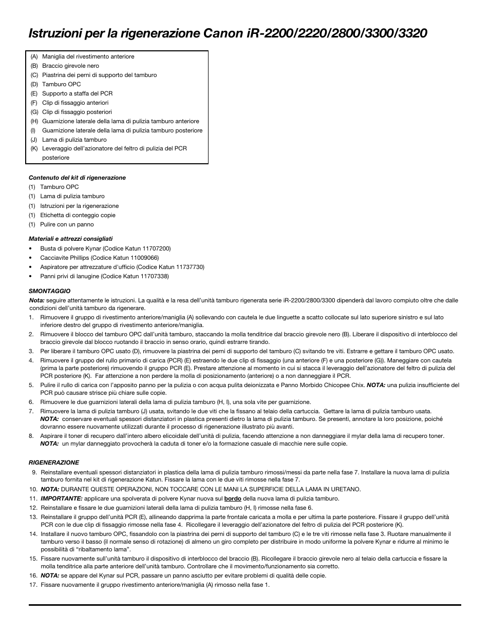 Katun Canon imageRunner-3300i Drum Unit Cartridges User Manual | Page 6 / 9