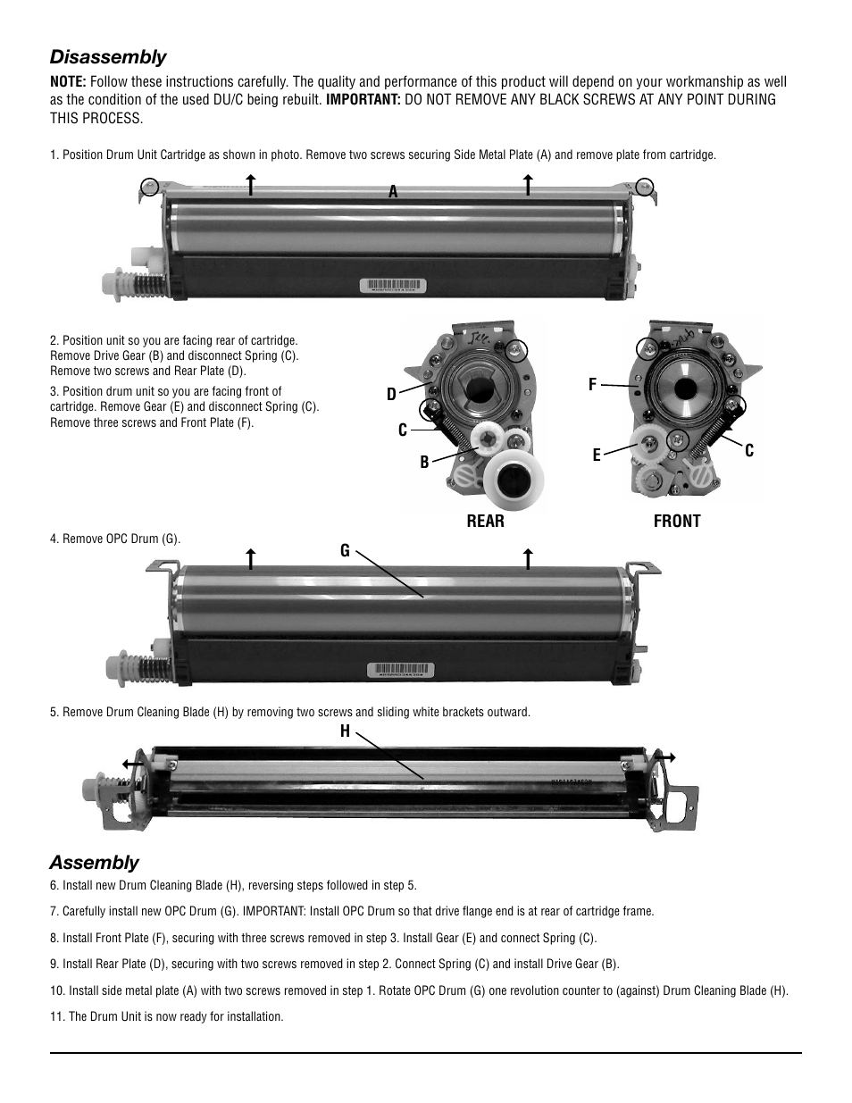 Katun IKON Pro 500C Drum Unit User Manual | Page 3 / 18