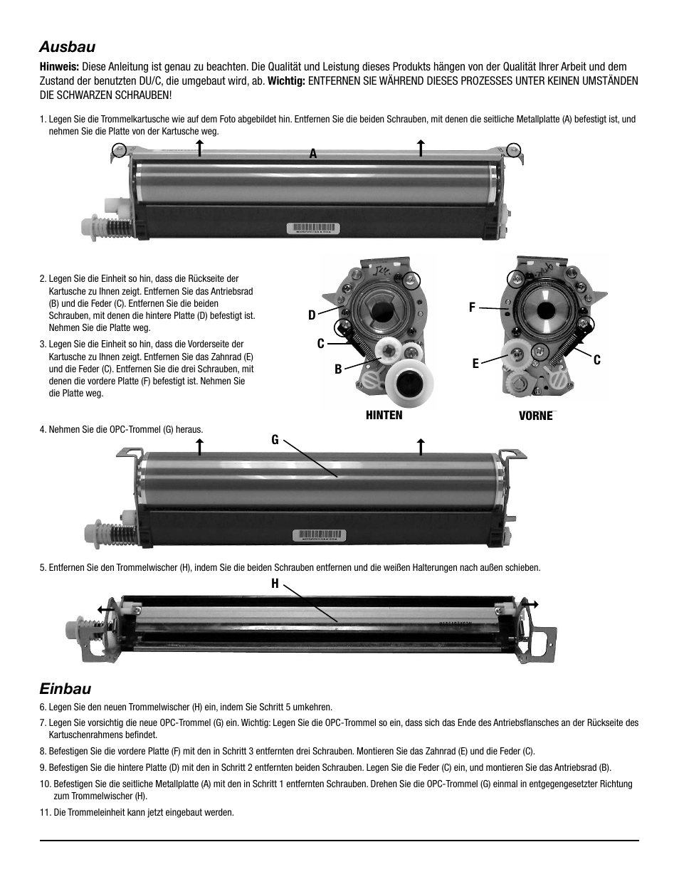 Katun IKON Pro 500C Drum Unit User Manual | Page 9 / 18