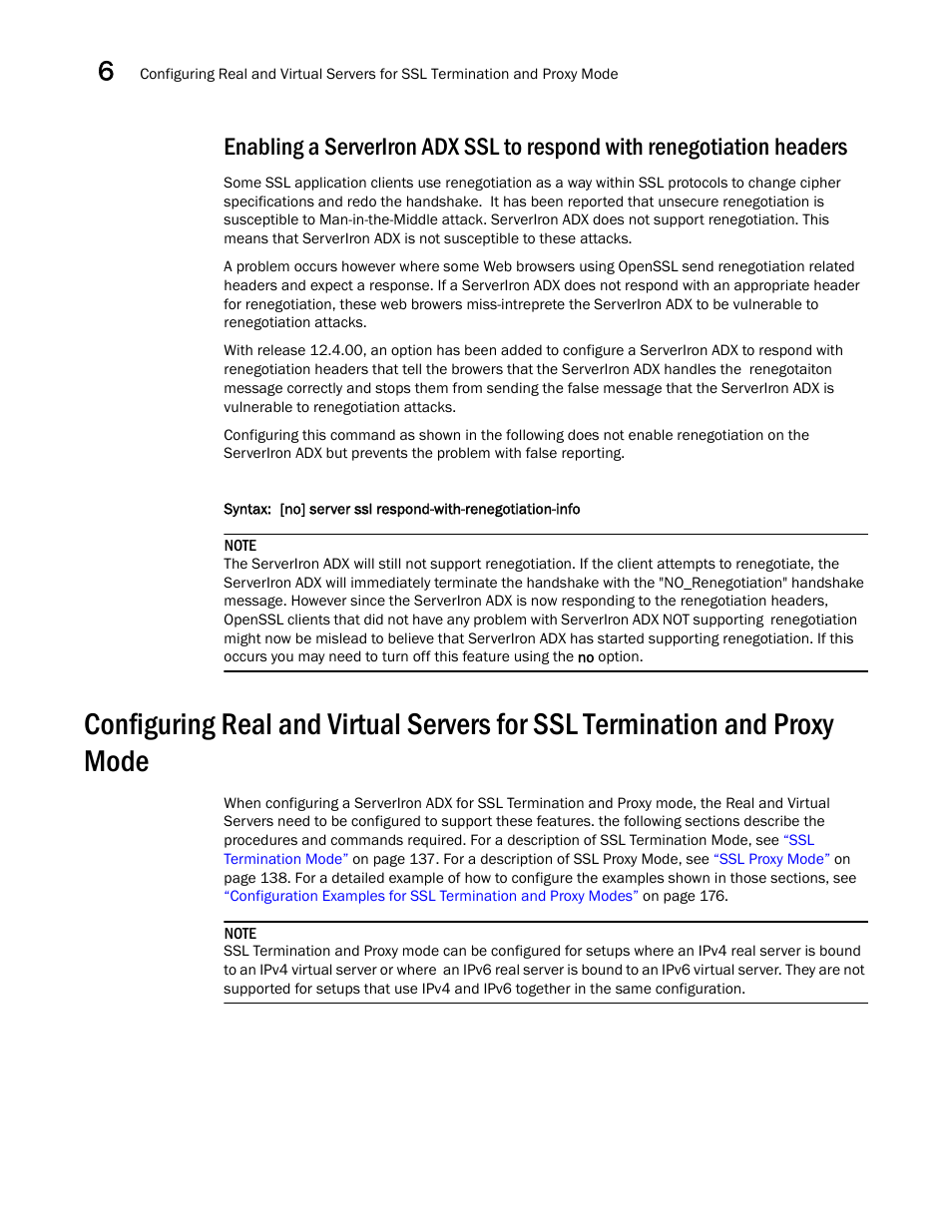 On adx. see, Mode | Brocade Communications Systems ServerIron ADX 12.4.00a User Manual | Page 186 / 226
