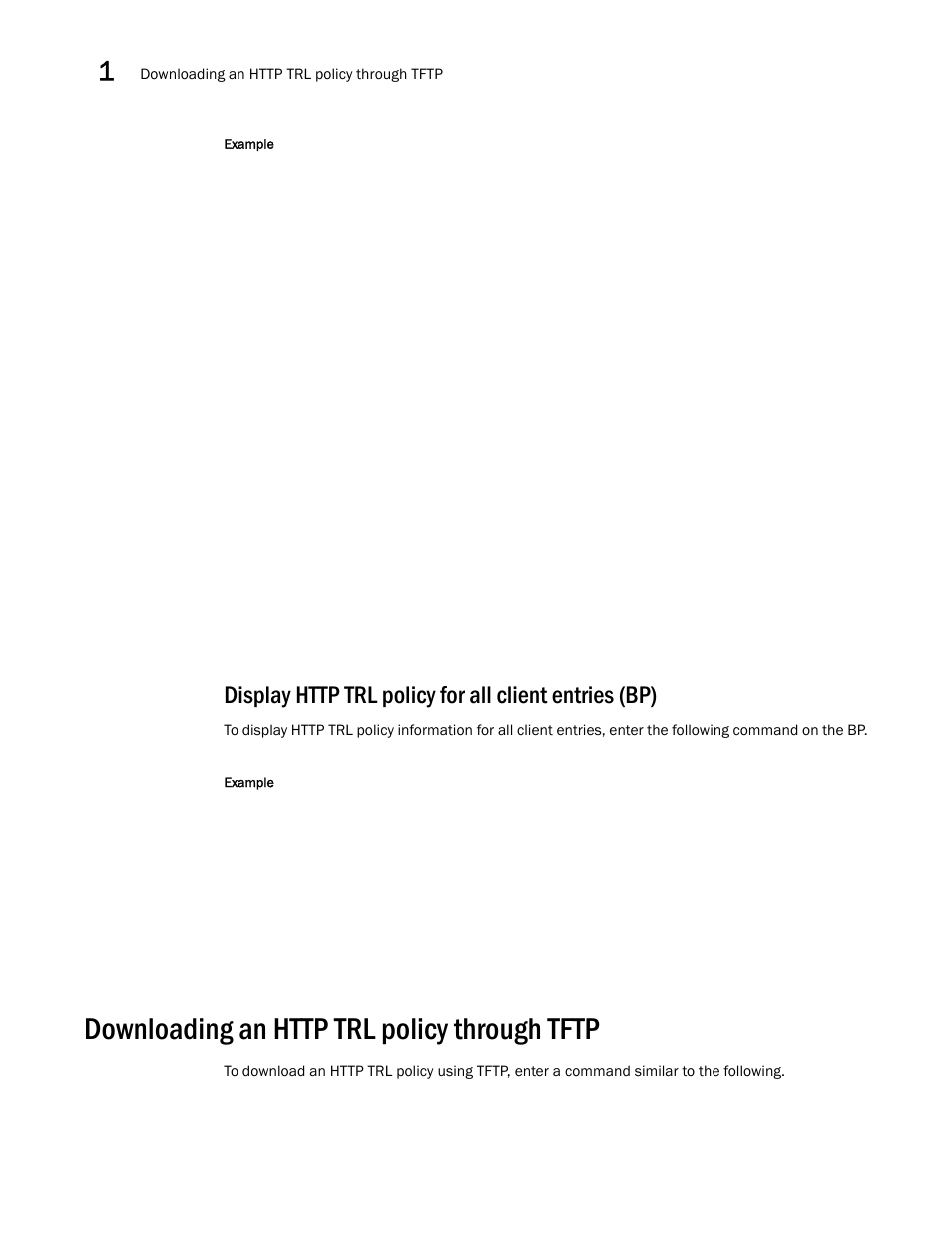 Downloading an http trl policy through tftp | Brocade Communications Systems ServerIron ADX 12.4.00a User Manual | Page 40 / 226