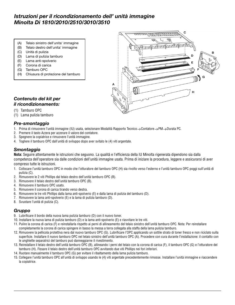 Katun Minolta Di 3510 Imaging Unit User Manual | Page 6 / 8