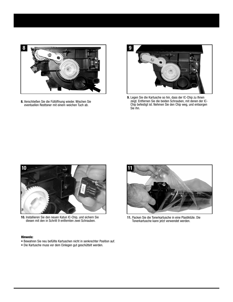 Katun Sharp AR 207 Copiers - Toner Refill Kit User Manual | Page 13 / 20
