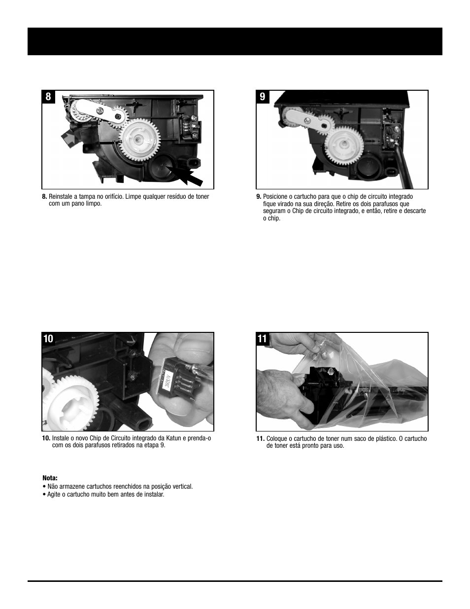 Katun Sharp AR 207 Copiers - Toner Refill Kit User Manual | Page 19 / 20