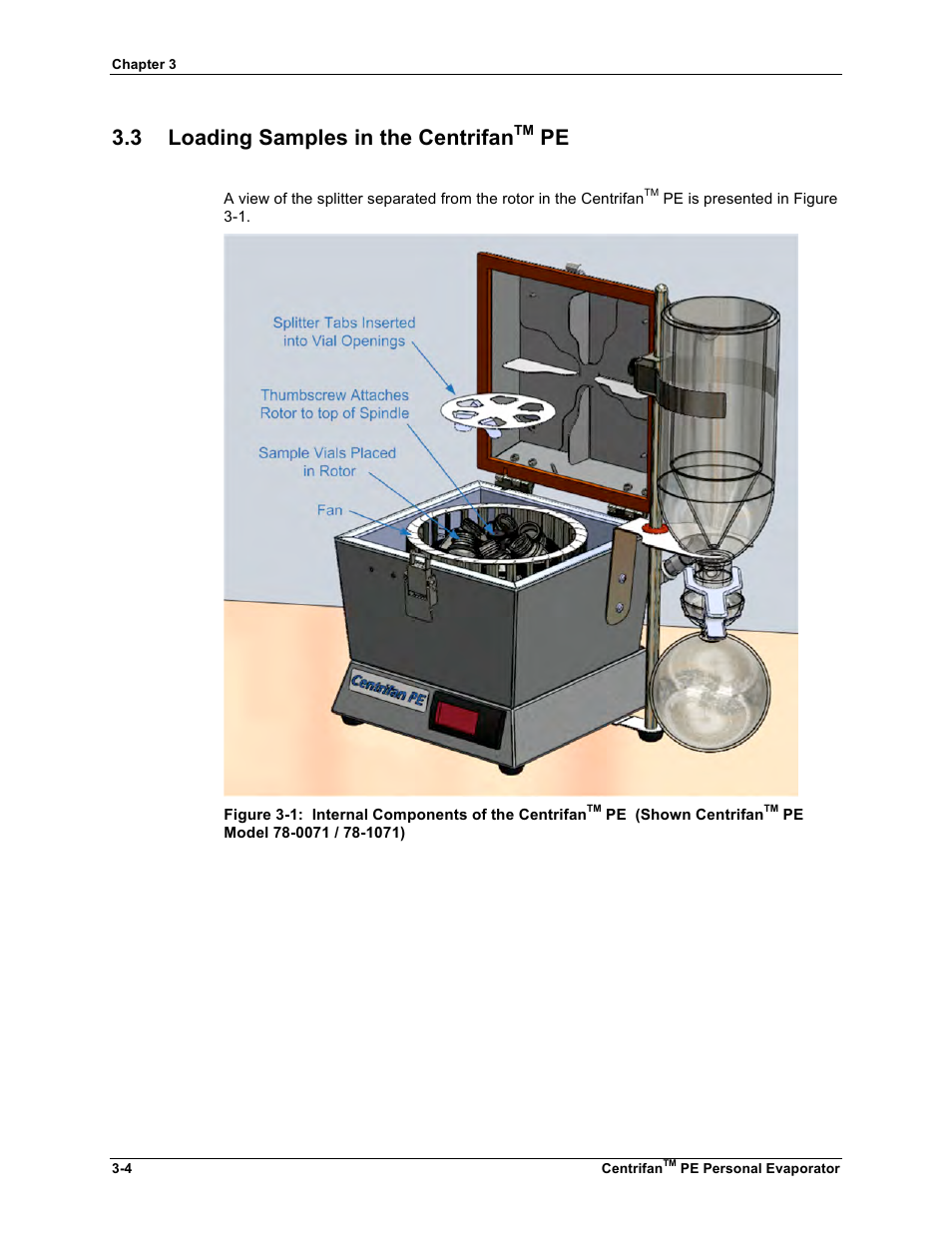 3 loading samples in the centrifan | KD Scientific Centrifan PE User Manual | Page 26 / 40