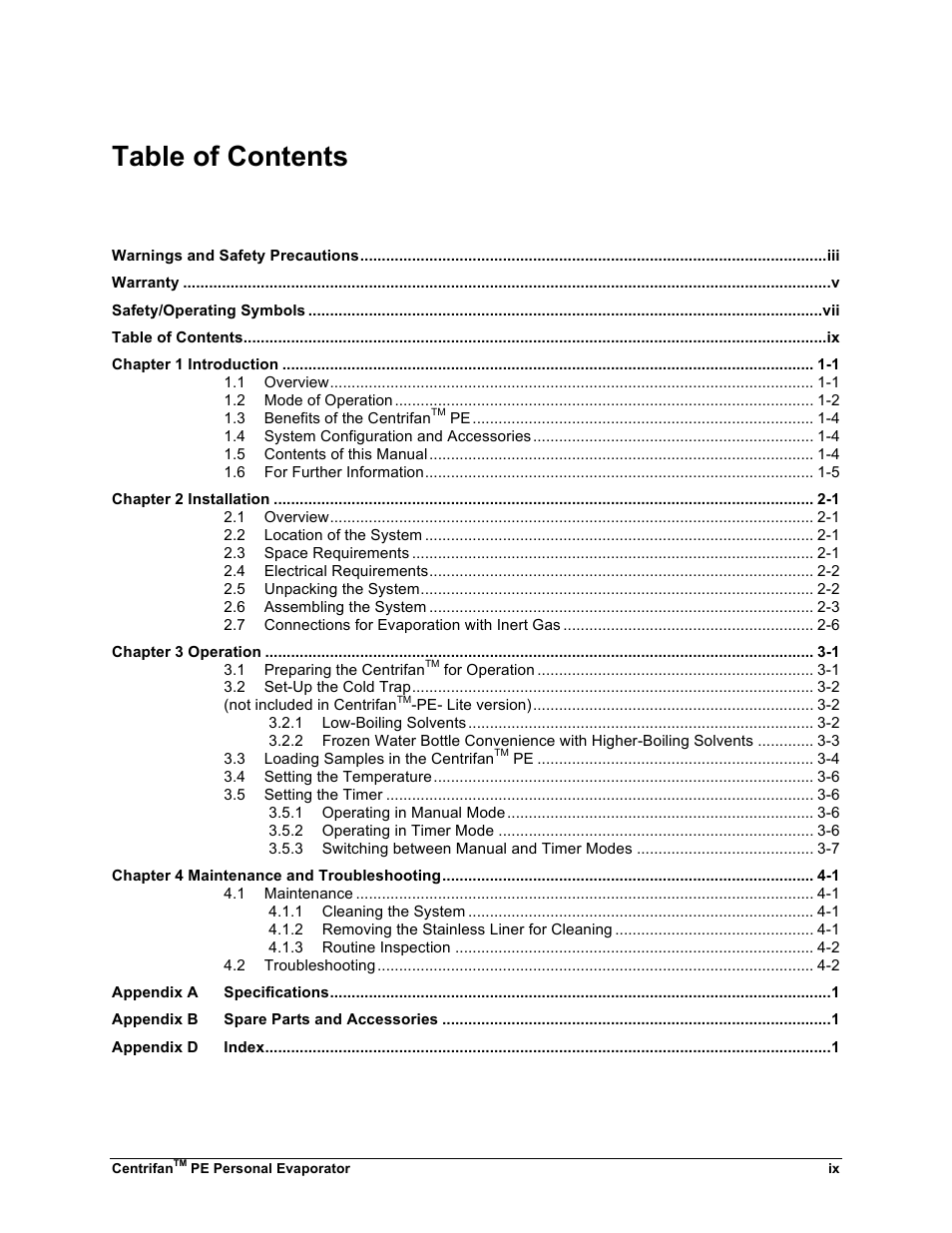 KD Scientific Centrifan PE User Manual | Page 9 / 40