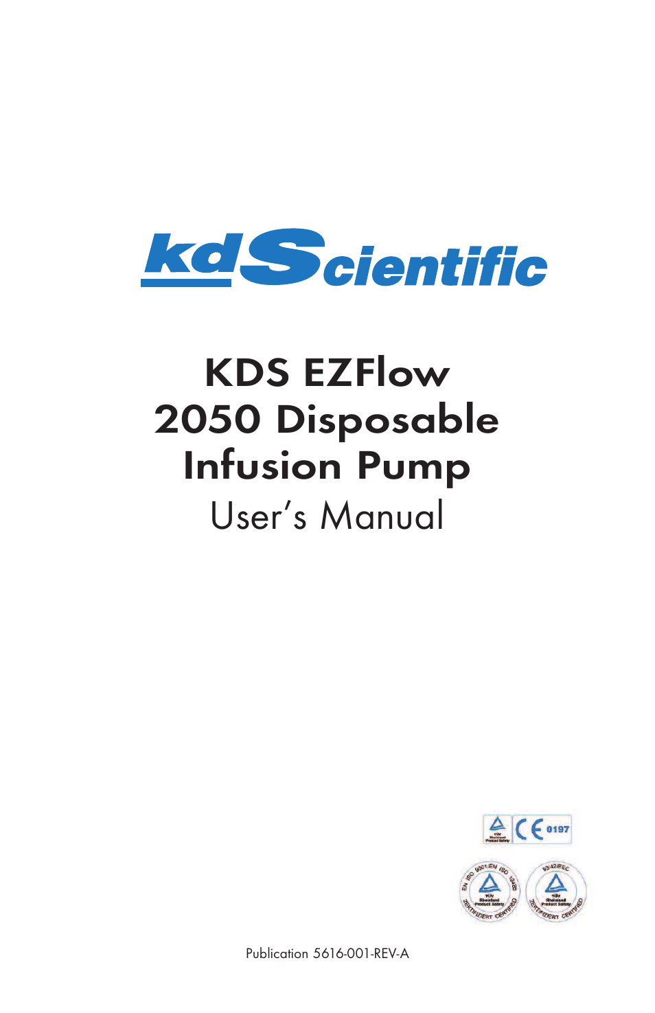 KD Scientific EZFLOW 2050 User Manual | 6 pages