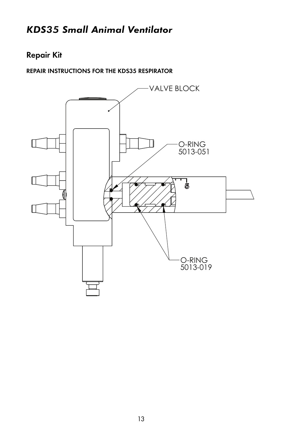 Kds35 small animal ventilator | KD Scientific 35 Ventilator User Manual | Page 15 / 16