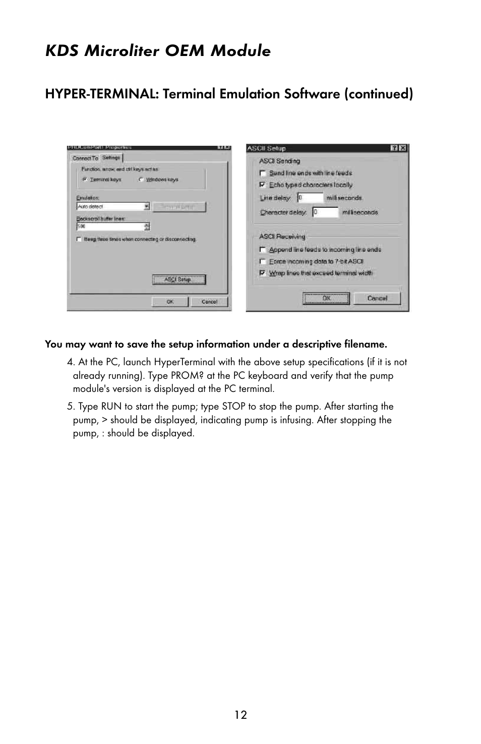 Kds microliter oem module | KD Scientific 900 OEM Pump User Manual | Page 12 / 22