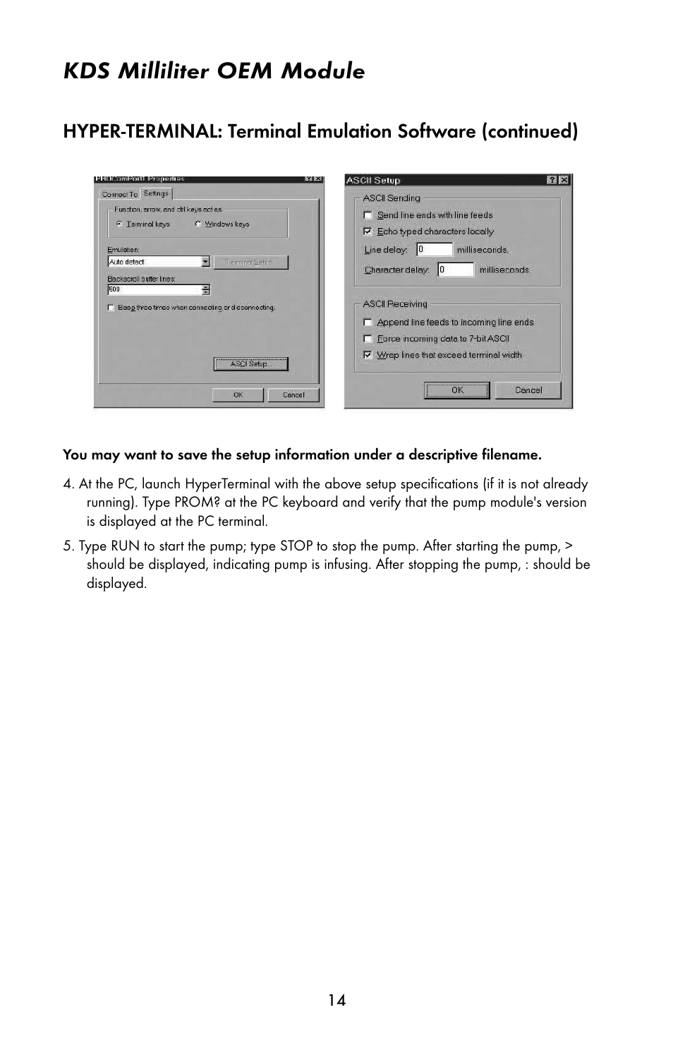 Kds milliliter oem module | KD Scientific 910 OEM Pump User Manual | Page 13 / 23