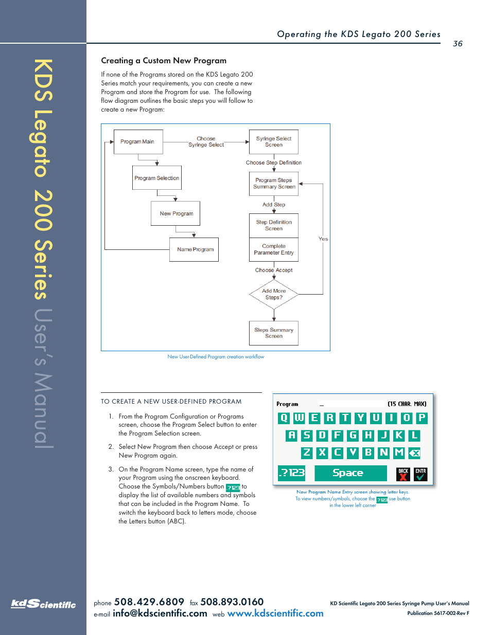 KD Scientific Legato 200 Series User Manual | Page 36 / 90