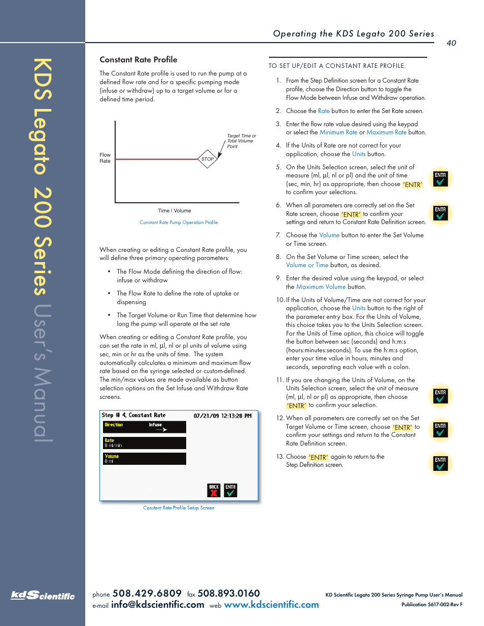 KD Scientific Legato 200 Series User Manual | Page 40 / 90