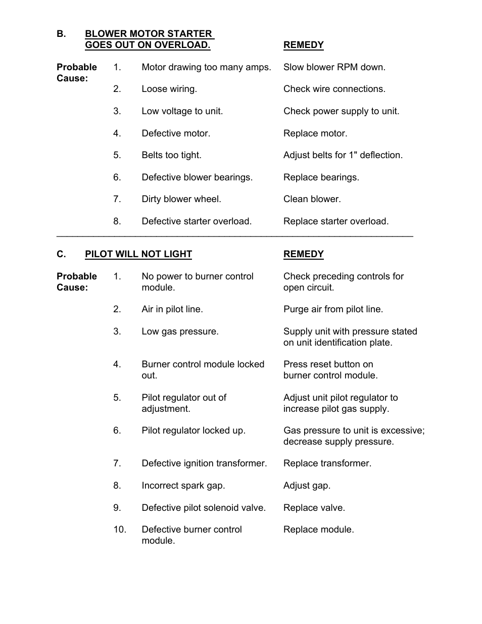 Kees DFG (DIRECT FIRED GAS) MAKE-UP AIR UNITS User Manual | Page 11 / 16