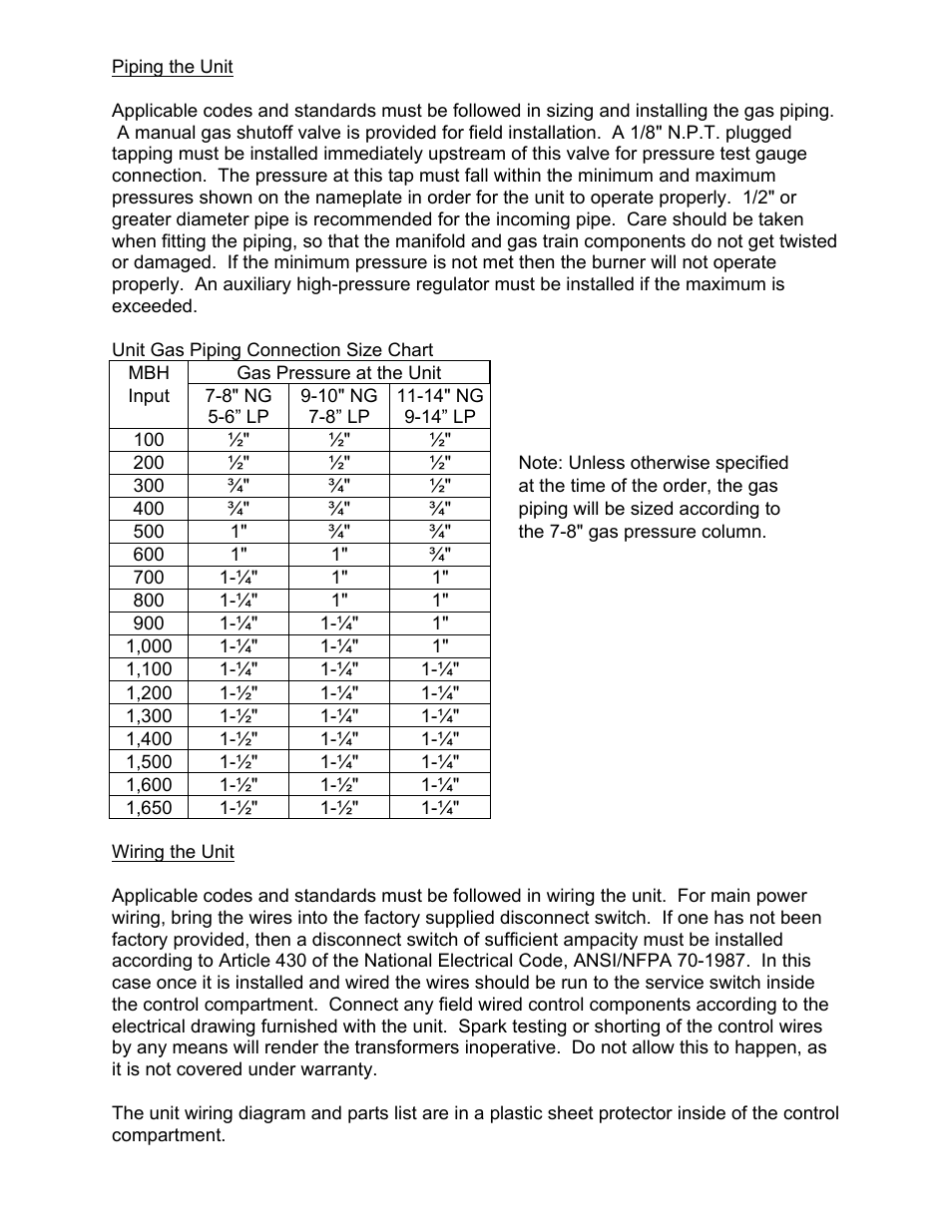 Kees DFG (DIRECT FIRED GAS) MAKE-UP AIR UNITS User Manual | Page 3 / 16