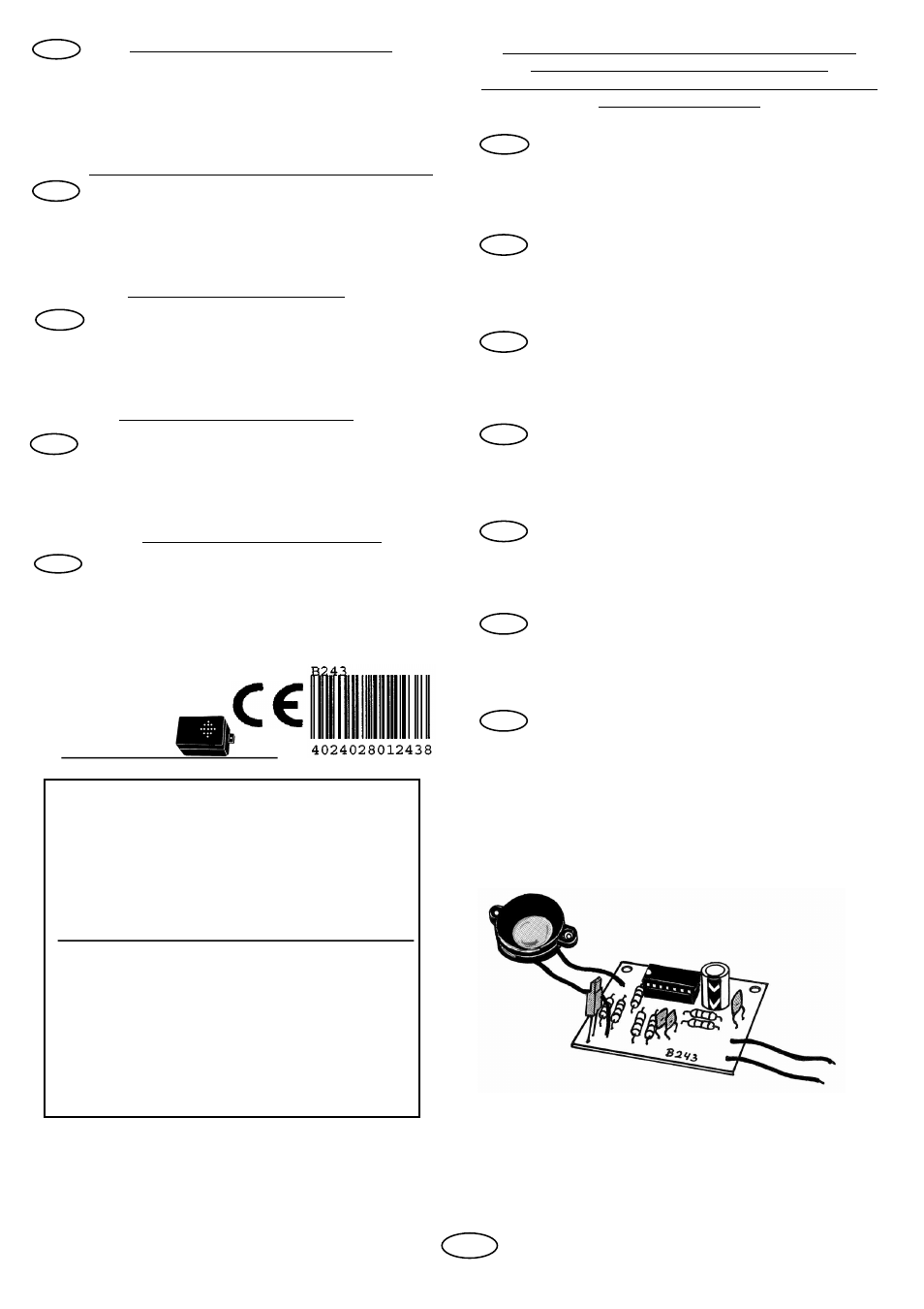 Kemo Electronic B243 User Manual | Page 8 / 8