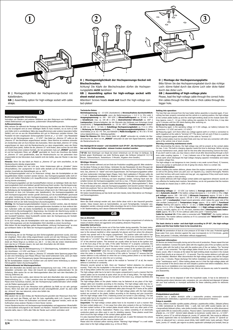 Kemo Electronic M176 User Manual | Page 2 / 4