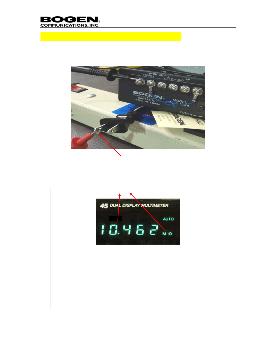 Method 2 – field repair of the unit | Bogen CR100A User Manual | Page 5 / 7
