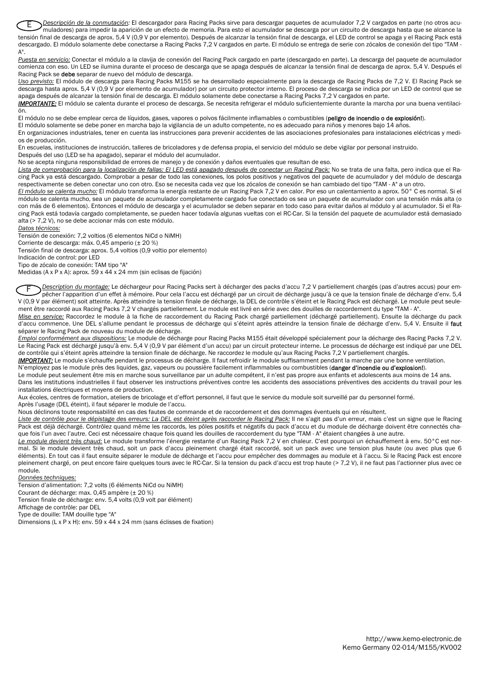 Kemo Electronic M155 User Manual | Page 2 / 4