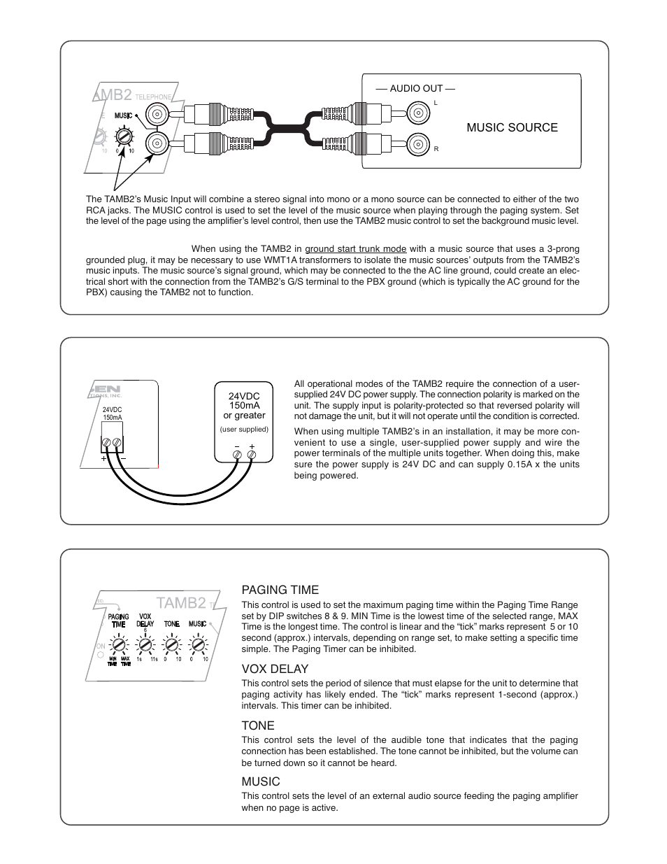 Bogen TAMB2 User Manual | Page 5 / 8