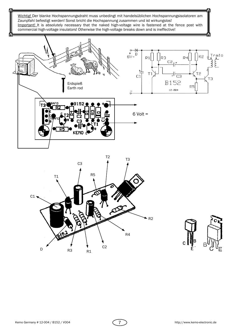 Kemo Electronic B152 User Manual | Page 7 / 8