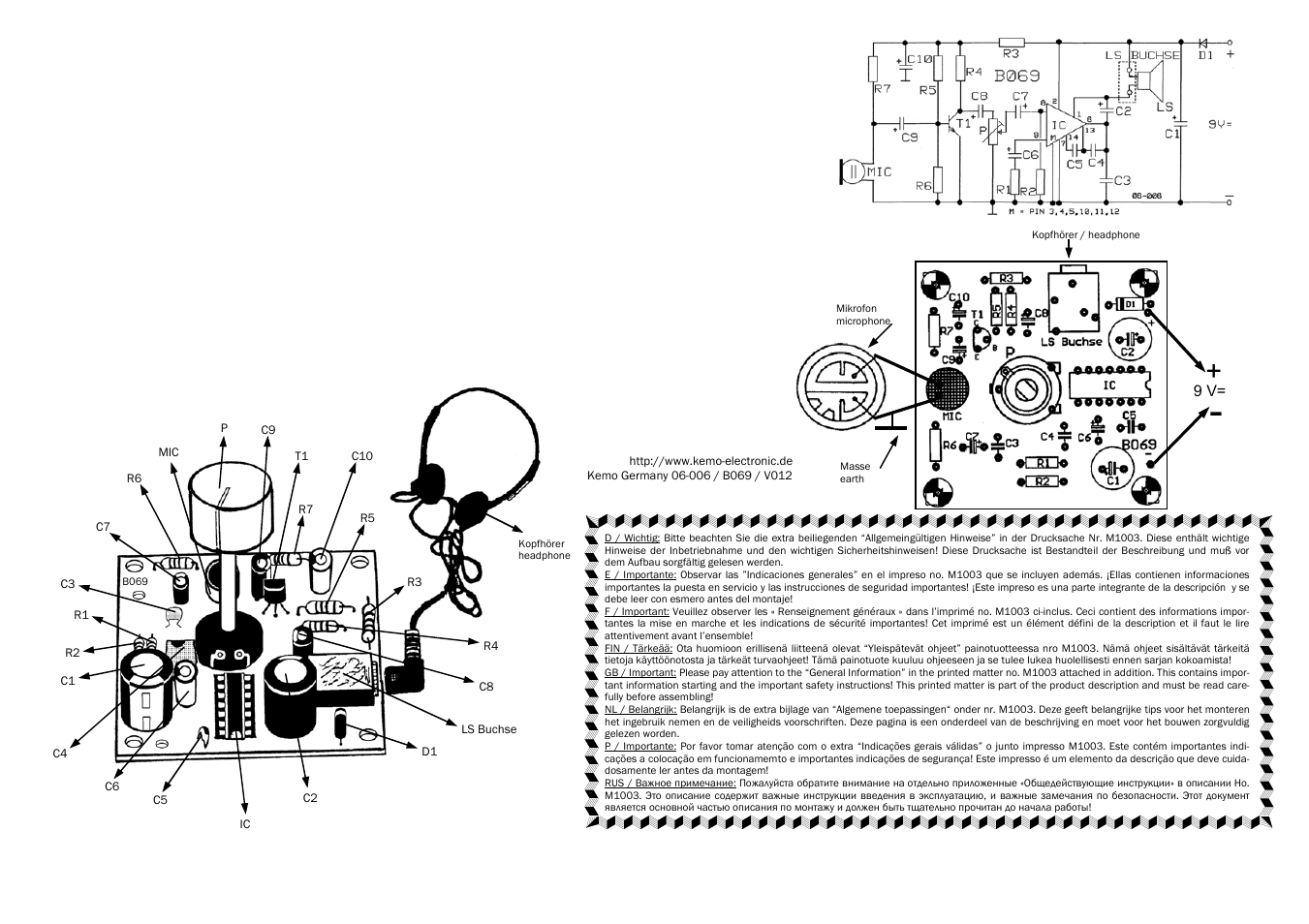 Kemo Electronic B069 User Manual | Page 4 / 4