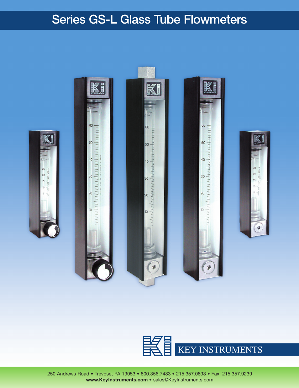 Key Instruments GS-L Series User Manual | 2 pages