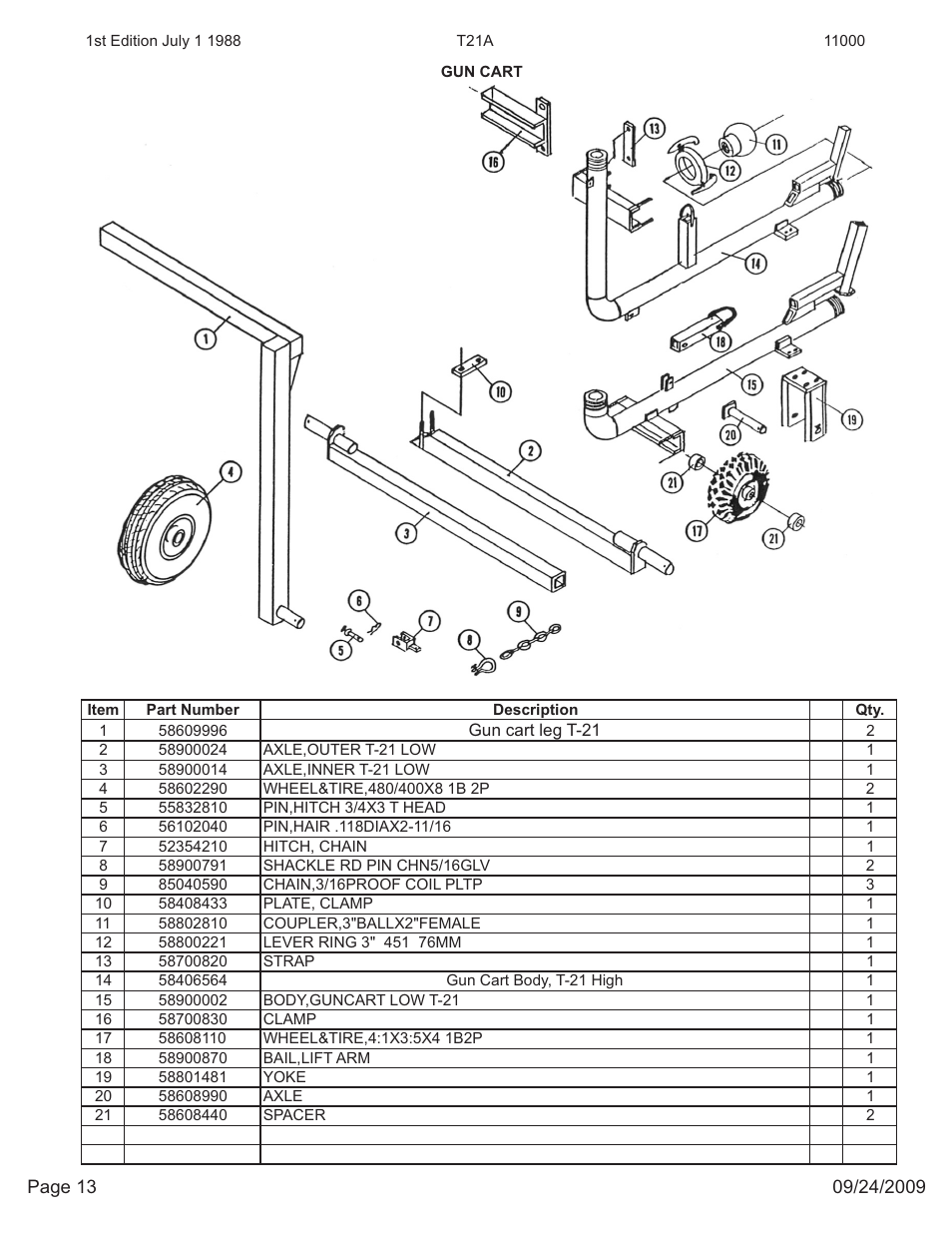 Kifco E23 11,000 - 12,799 Parts Manual User Manual | Page 13 / 15