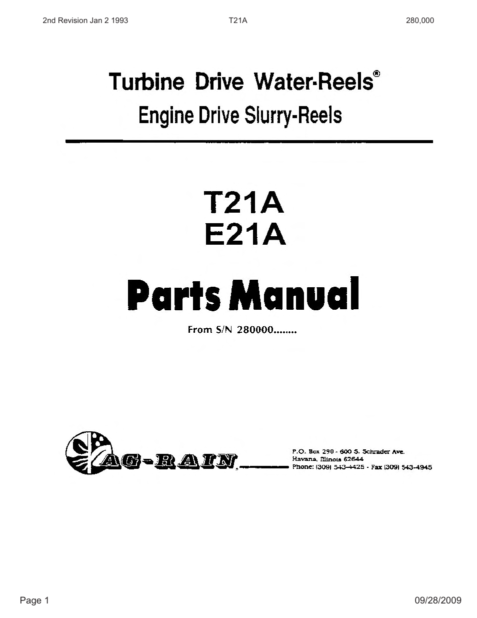 Kifco E23 280,000 - 299,999 Parts Manual User Manual | 18 pages