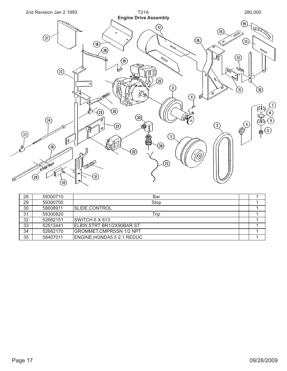 Kifco E23 280,000 - 299,999 Parts Manual User Manual | Page 17 / 18