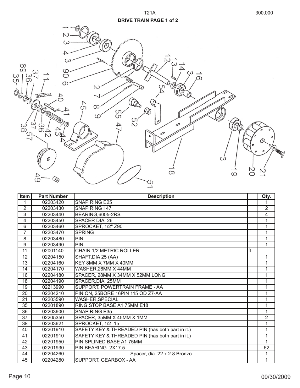 Kifco E23 300,000 - 319,999 Parts Manual User Manual | Page 10 / 15