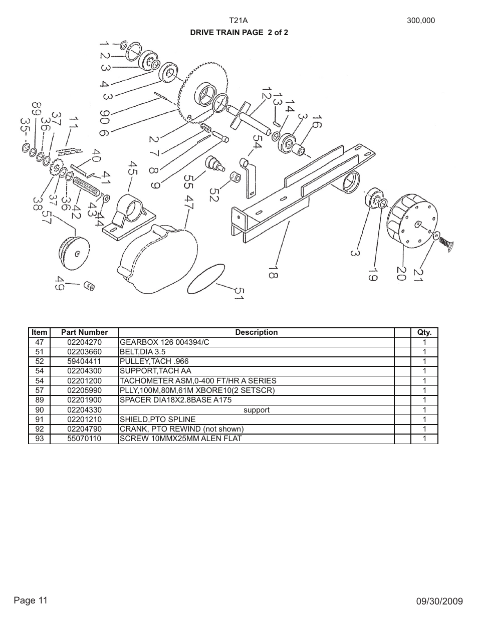 Kifco E23 300,000 - 319,999 Parts Manual User Manual | Page 11 / 15