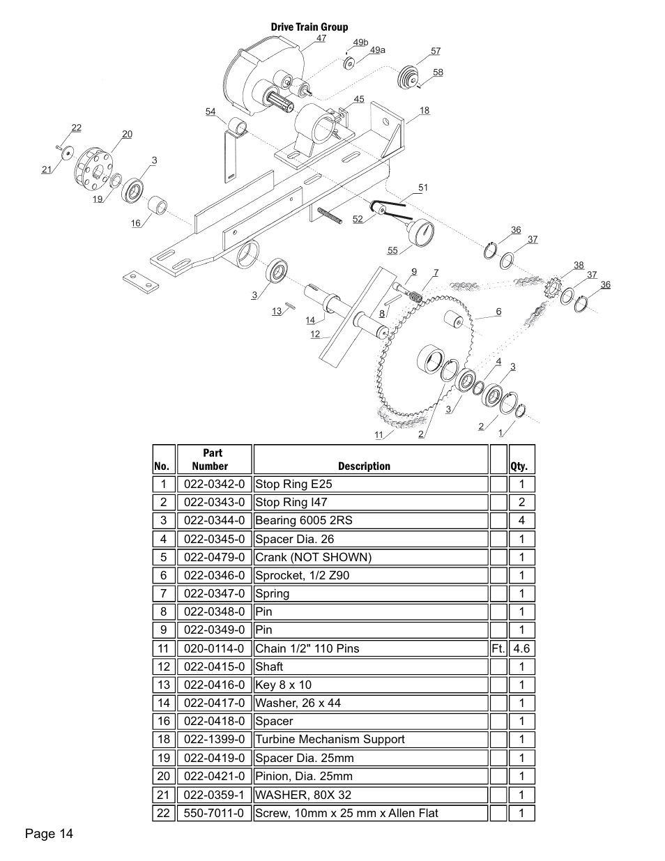 Kifco E23 320,000 - Present Parts Manual User Manual | Page 14 / 18