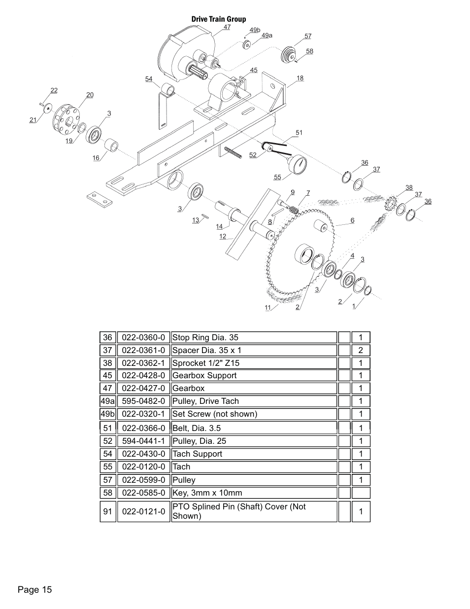 Kifco E23 320,000 - Present Parts Manual User Manual | Page 15 / 18