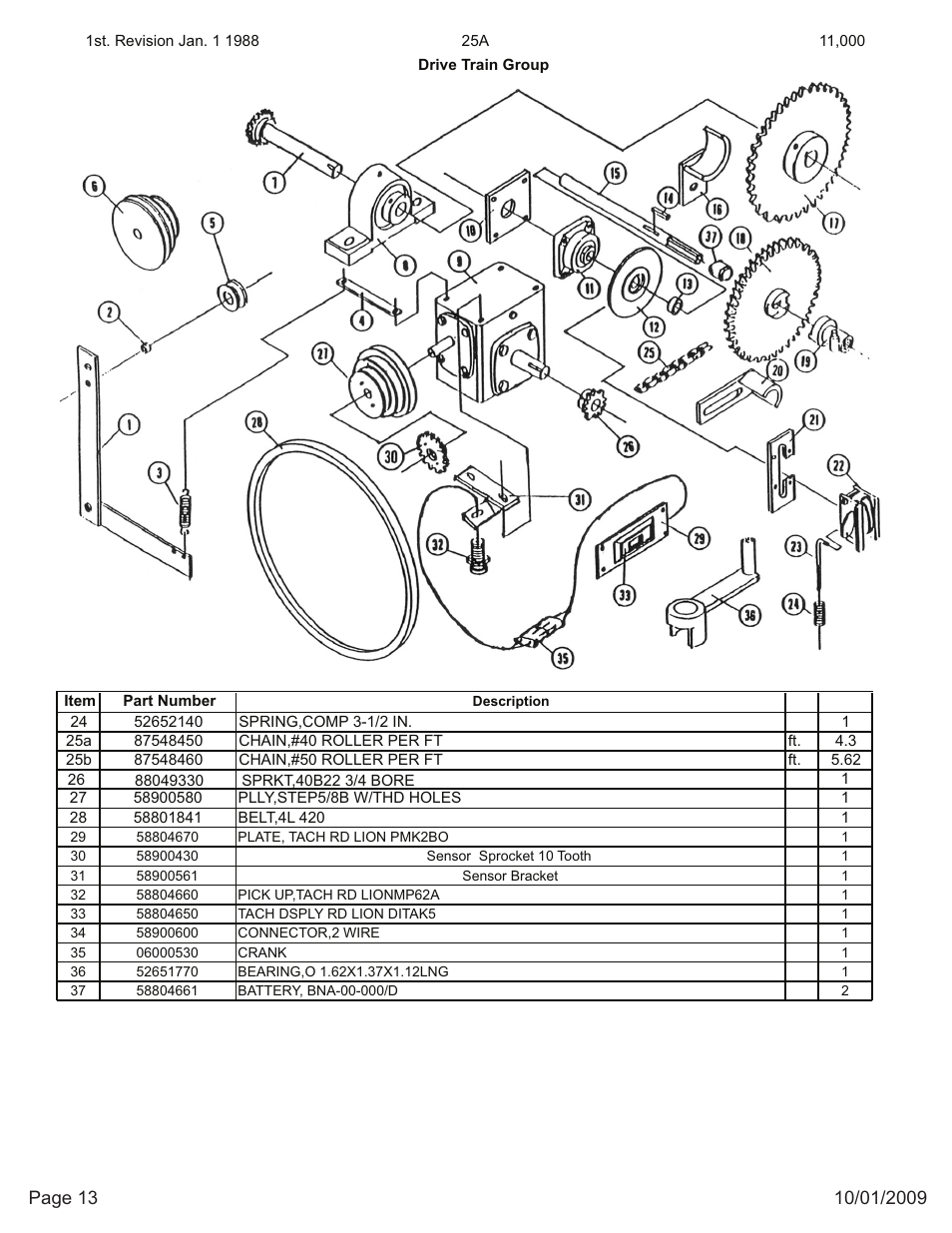 Kifco E27 11,000 - 25,999 Parts Manual User Manual | Page 13 / 17