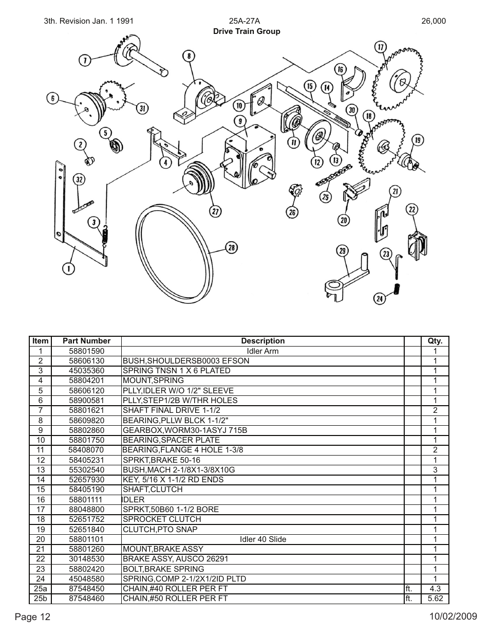 Kifco E27 26,000 - 299,999 Parts Manual User Manual | Page 12 / 19