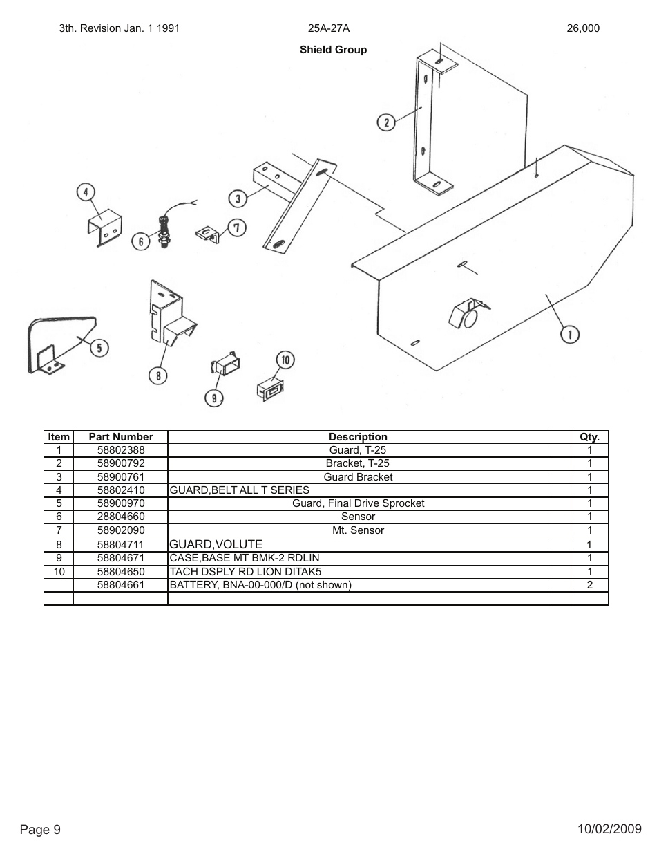 Kifco E27 26,000 - 299,999 Parts Manual User Manual | Page 9 / 19