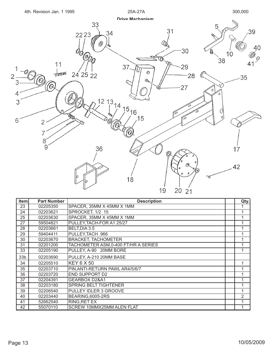 Kifco E27 300,000 - 319,999 Parts Manual User Manual | Page 13 / 19