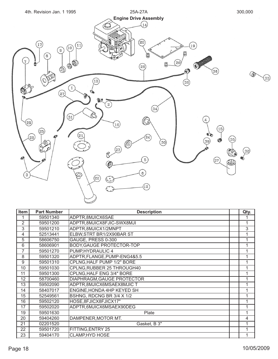 Kifco E27 300,000 - 319,999 Parts Manual User Manual | Page 18 / 19