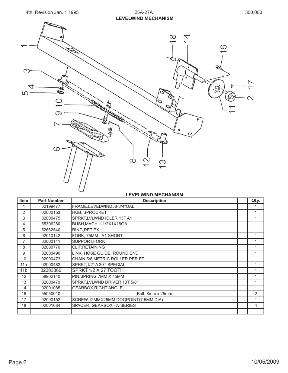 Kifco E27 300,000 - 319,999 Parts Manual User Manual | Page 6 / 19