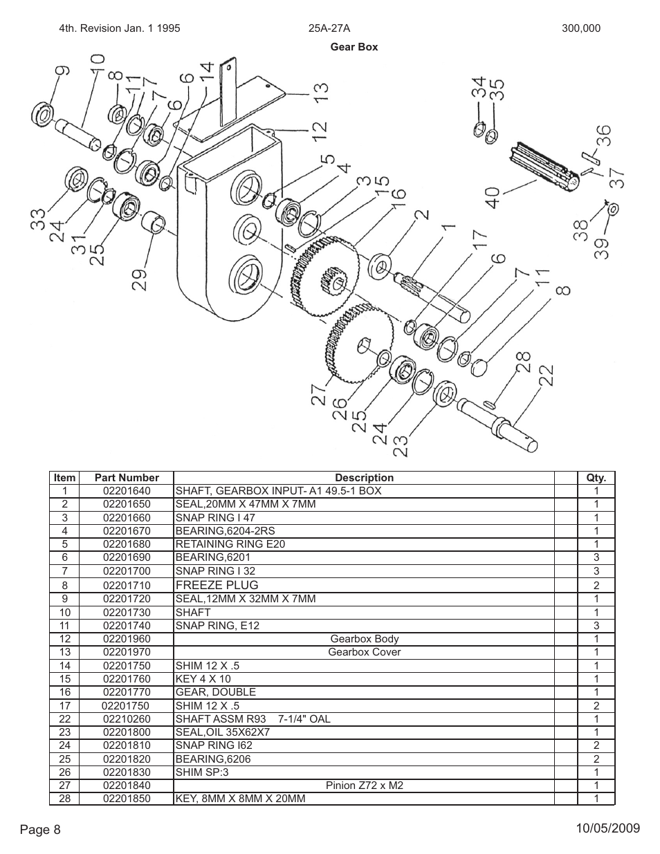 Kifco E27 300,000 - 319,999 Parts Manual User Manual | Page 8 / 19