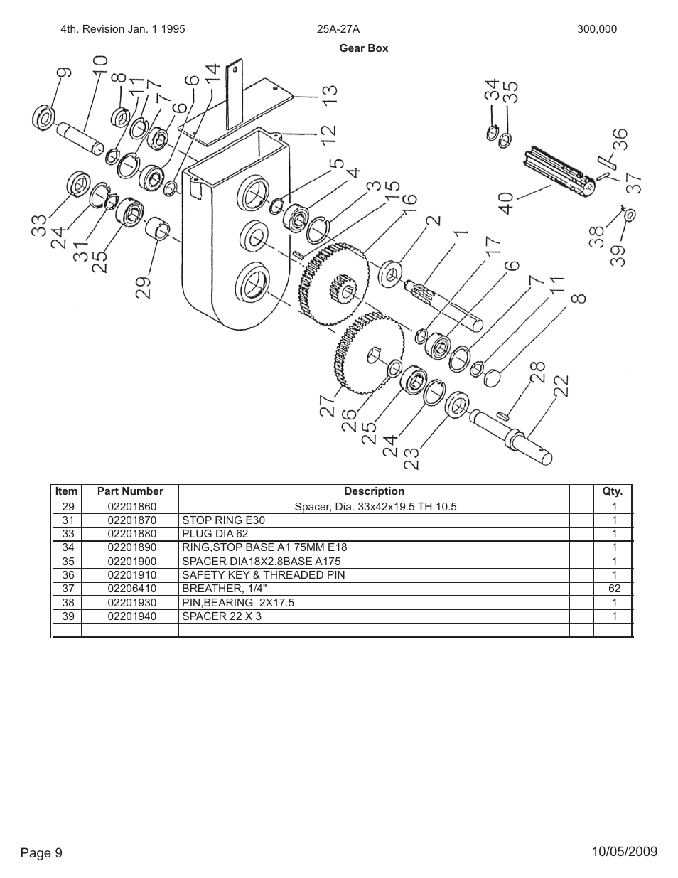 Kifco E27 300,000 - 319,999 Parts Manual User Manual | Page 9 / 19