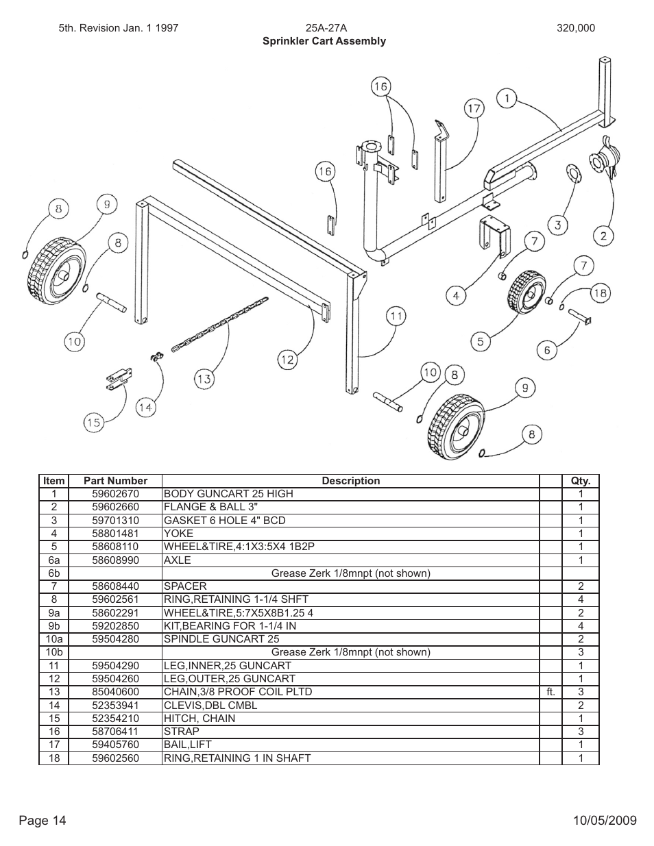 Kifco E27 320,000 - 329,999 Parts Manual User Manual | Page 14 / 20