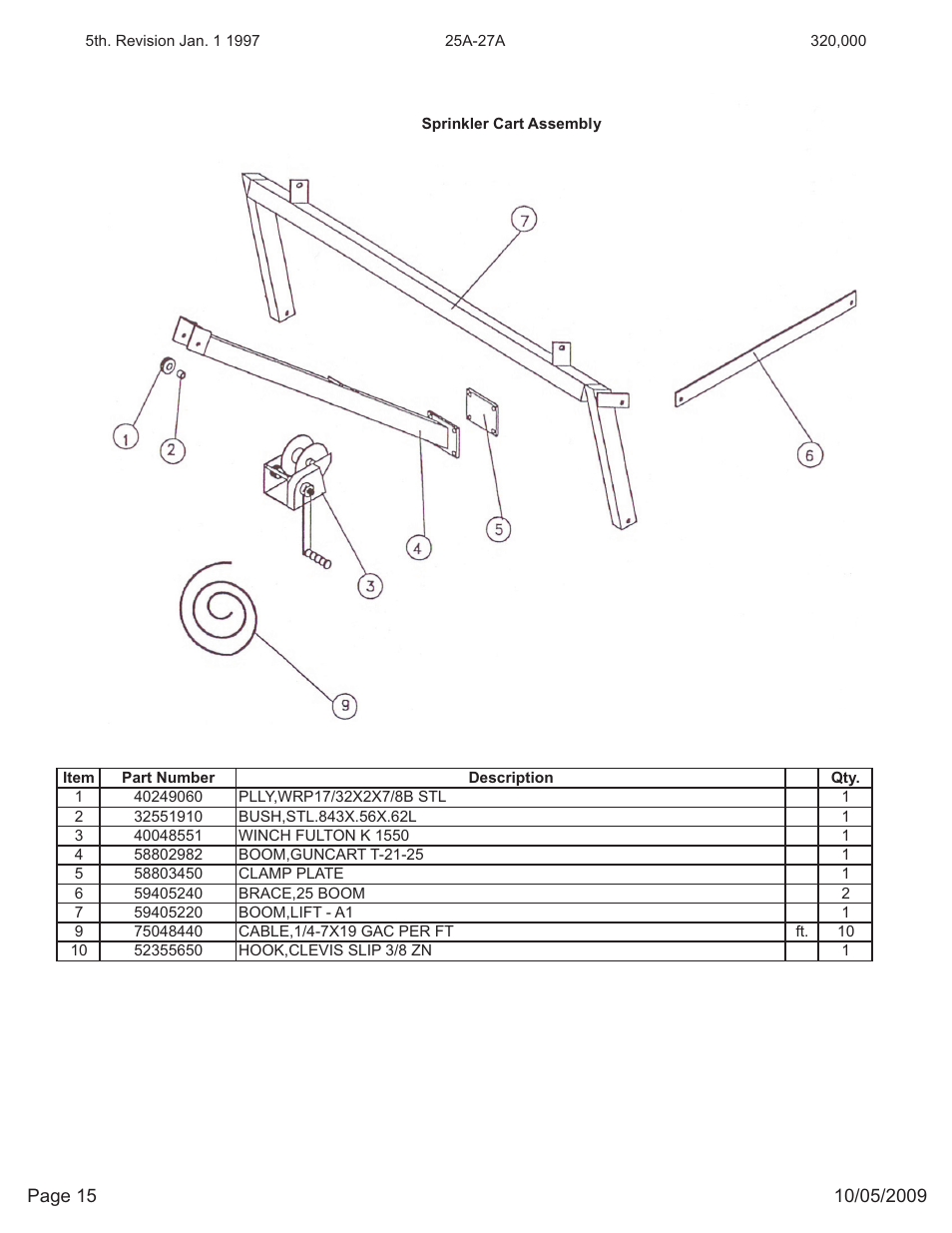 Kifco E27 320,000 - 329,999 Parts Manual User Manual | Page 15 / 20