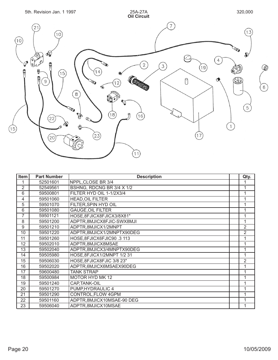 Kifco E27 320,000 - 329,999 Parts Manual User Manual | Page 20 / 20